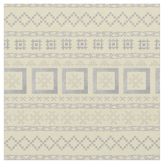 Letse traditionele symbolen op modedoek stof (Close Up)