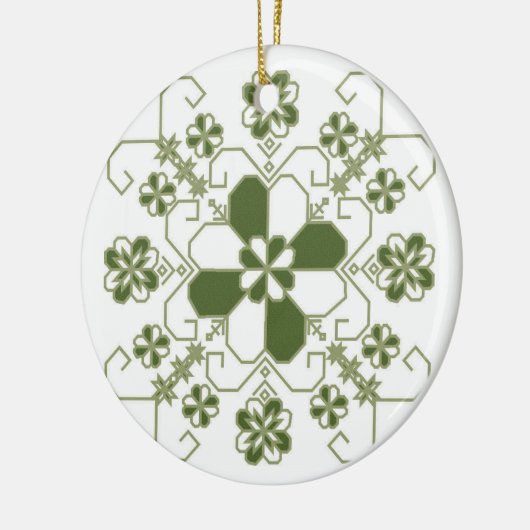 Letse versiering keramisch ornament (Links)