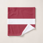 Letse vlag bad handdoek (Wasdoekje)