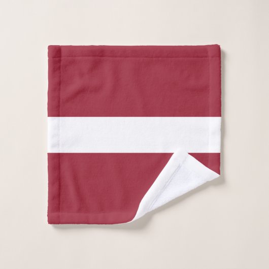 Letse vlag bad handdoek (Wasdoekje)