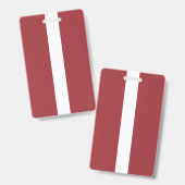 Letse vlag badge (Voor- en achterkant)