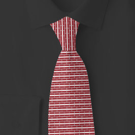 Letse Vlag Baksteenpatroon Stropdas