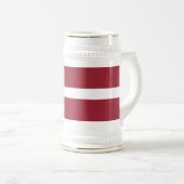 Letse vlag bierpul (Voorkant rechts)