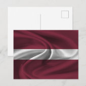 Letse vlag briefkaart (Voorkant / Achterkant)