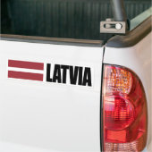 Letse vlag bumpersticker (Op Truck)