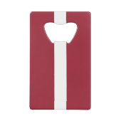 Letse vlag creditkaart flessenopener (Voorkant)