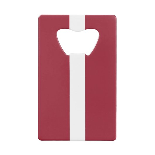 Letse vlag creditkaart flessenopener (Voorkant)