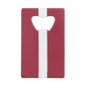 Letse vlag creditkaart flessenopener (Achterkant)