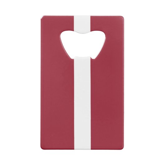 Letse vlag creditkaart flessenopener (Achterkant)