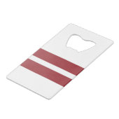 Letse vlag creditkaart flessenopener (Achterkant Gekanteld)