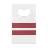 Letse vlag creditkaart flessenopener (Achterkant)
