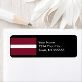 Letse vlag etiket (Insitu)