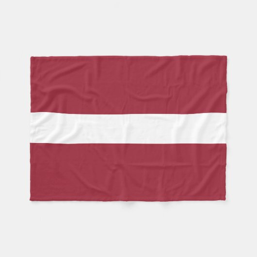 Letse vlag fleece deken (Voorkant (Horizontaal))