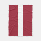 Letse vlag fleece deken (Voorkant)