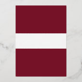 Letse vlag folie uitnodiging (Voorkant)