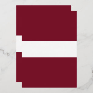 Letse vlag folie uitnodiging