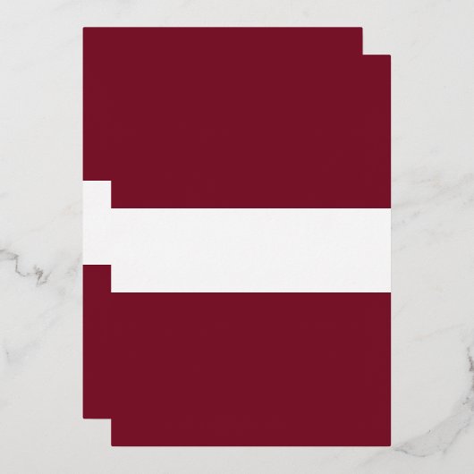 Letse vlag folie uitnodiging (Voorkant / Achterkant)