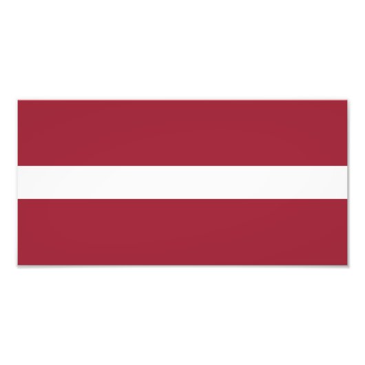 Letse vlag foto afdruk (Voorkant)