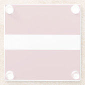 Letse vlag glazen onderzetter (Achterkant)