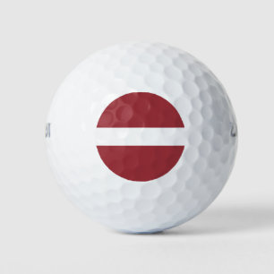 Letse vlag golfballen