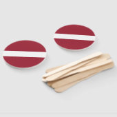 Letse vlag handwaaier (Niet-gemonteerd)