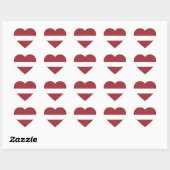 Letse vlag hart sticker (Vel)