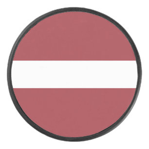 Letse vlag hockey puck