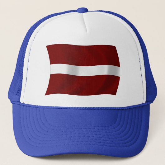 Letse Vlag Hoed Trucker Pet (Voorkant)