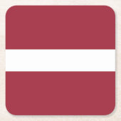 Letse vlag kartonnen onderzetters (Voorkant)