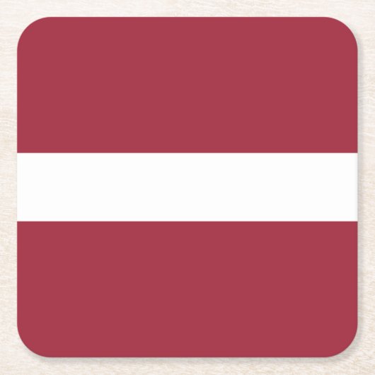 Letse vlag kartonnen onderzetters (Voorkant)