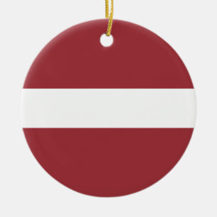 Letse vlag keramisch ornament