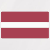 Letse vlag labels (Design 1)