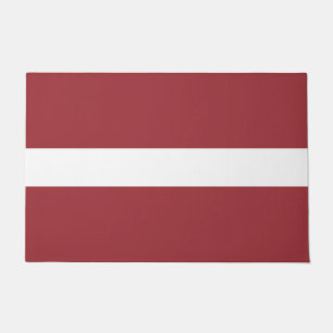 Letse vlag (Letland) Deurmat