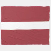 Letse vlag (Letland) Fleece Deken (Voorkant (Horizontaal))
