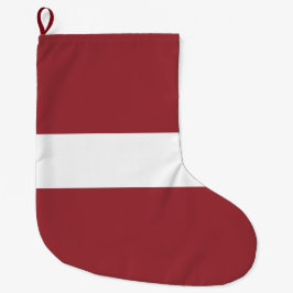 Letse vlag (Letland) Grote Kerstsok