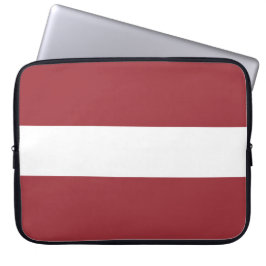 Letse vlag (Letland) Laptop Sleeve