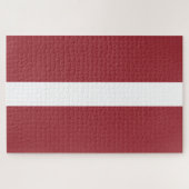 Letse vlag (Letland) Legpuzzel (Horizontaal)