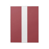 Letse vlag (Letland) Notitieblok (Linkerzijde)