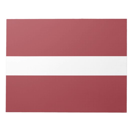Letse vlag (Letland) Notitieblok (Voorkant)
