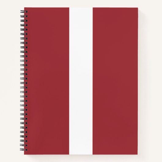 Letse vlag (Letland) Notitieboek (Voorkant)