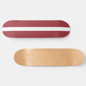 Letse vlag (Letland) Persoonlijk Skateboard (Horizontaal)