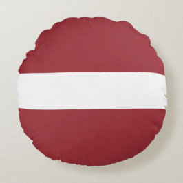 Letse vlag (Letland) Rond Kussen