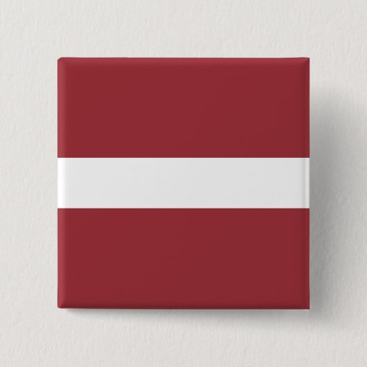 Letse vlag (Letland) Vierkante Button 5,1 Cm (Voorkant)
