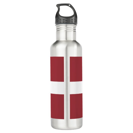 Letse vlag (Letland) Waterfles (Achterkant)