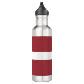 Letse vlag (Letland) Waterfles (Rechts)