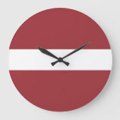 Letse vlag (Lets) Grote Klok (Voorkant)