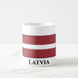 Letse vlag (Lets) Koffiemok