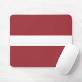 Letse vlag (Lets) Muismat (Met muis)