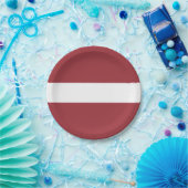 Letse vlag (Lets) Papieren Bordje (Feest)