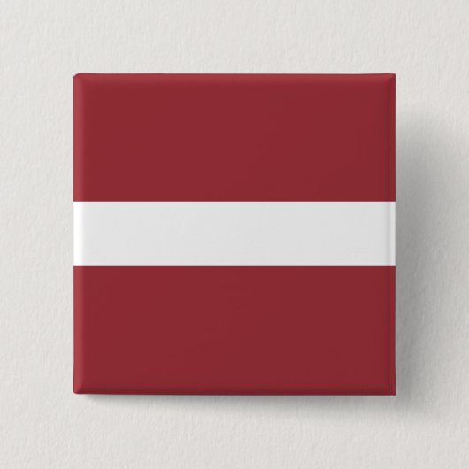 Letse vlag (Lets) Vierkante Button 5,1 Cm (Voorkant)